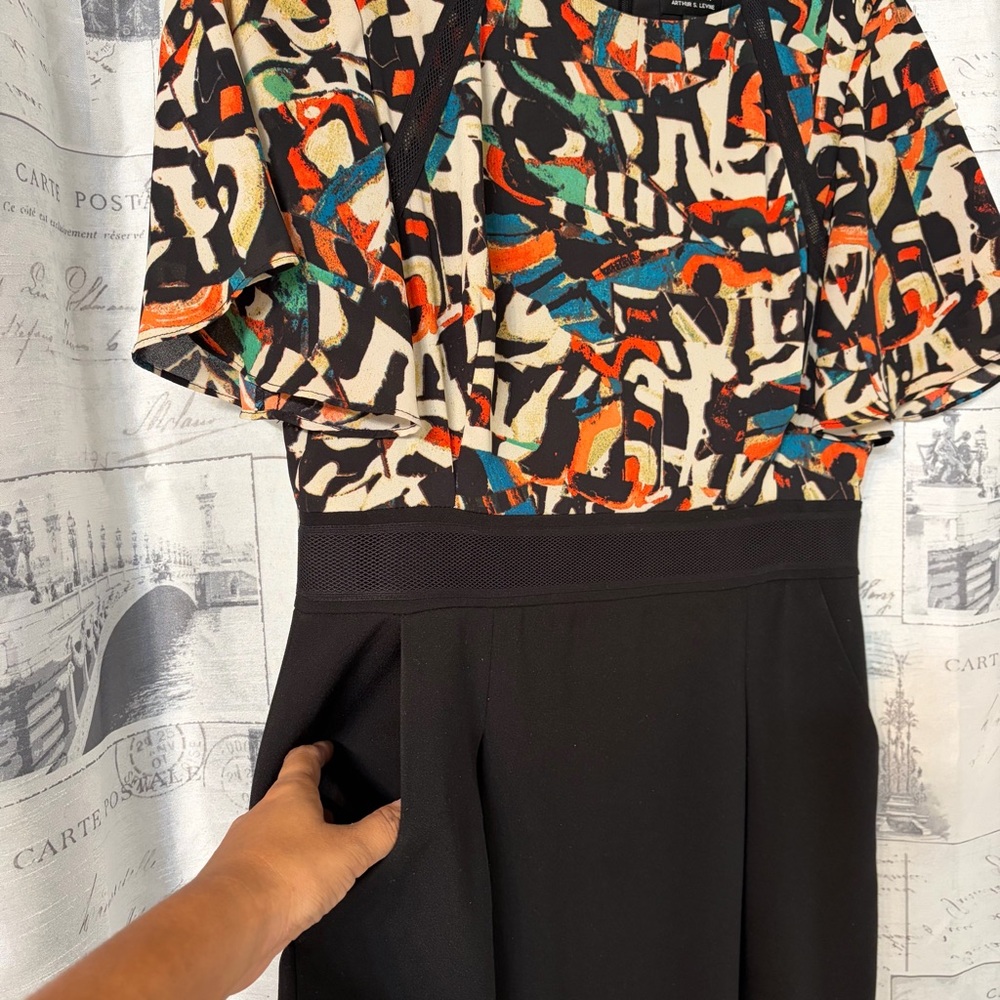 Colorful Abstract Print Dress - Picture 5 of 7